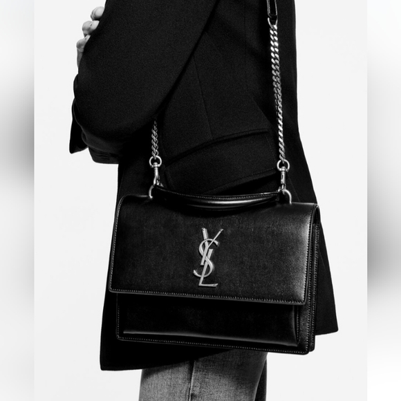 Yves Saint Laurent Bags Ysl Sunset Medium Leather Top Handle Bag In Smooth Leather Poshmark